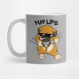 Smoking Pug Life Mug